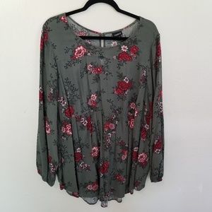 Torrid Long Sleeve Flowy Top